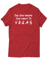 T-Shirt Αντρικό - The One Where They Went To Vegas - Color Thumbnail Κόκκινο