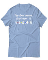 T-Shirt Αντρικό - The One Where They Went To Vegas - Color Thumbnail Γαλάζιο