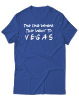 T-Shirt Αντρικό - The One Where They Went To Vegas - Color Thumbnail Μπλε Ρουά