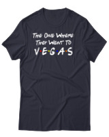 T-Shirt Αντρικό - The One Where They Went To Vegas - Color Thumbnail Σκούρο Μπλε