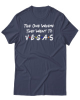 T-Shirt Αντρικό - The One Where They Went To Vegas - Color Thumbnail Μπλε Γκρι