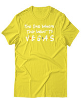 T-Shirt Αντρικό - The One Where They Went To Vegas - Color Thumbnail Κίτρινο