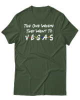 T-Shirt Αντρικό - The One Where They Went To Vegas - Color Thumbnail Κυπαρισσί