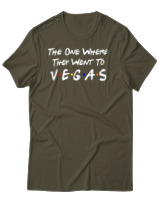 T-Shirt Αντρικό - The One Where They Went To Vegas - Color Thumbnail Χακί