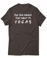 T-Shirt Αντρικό - The One Where They Went To Vegas - Color Thumbnail Καφέ