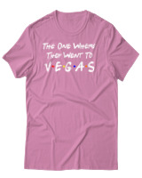 T-Shirt Αντρικό - The One Where They Went To Vegas - Color Thumbnail Ροζ