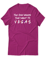 T-Shirt Αντρικό - The One Where They Went To Vegas - Color Thumbnail Φουξια