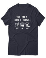 T-Shirt Αντρικό - The Only Men I Trust - Color Thumbnail Σκούρο Μπλε