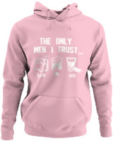 Φούτερ με κουκούλα - The Only Men I Trust - Color Thumbnail Pink