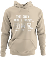 Φούτερ με κουκούλα - The Only Men I Trust - Color Thumbnail Μπέζ