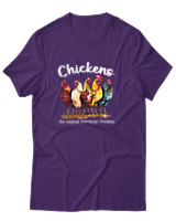 T-Shirt Αντρικό - The Original Thinkers - Color Thumbnail Σκούρο Μωβ