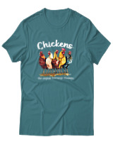 T-Shirt Αντρικό - The Original Thinkers - Color Thumbnail Μπλε Πράσινο