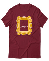 T-Shirt Αντρικό - The Peephole Frame - Color Thumbnail Σκούρο Κόκκινο