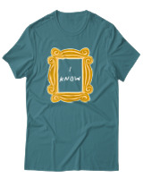 T-Shirt Αντρικό - The Peephole Frame - Color Thumbnail Μπλε Πράσινο