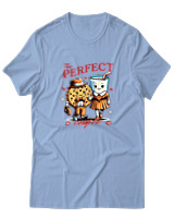 T-Shirt Αντρικό - The Perfect Couple - Color Thumbnail Γαλάζιο