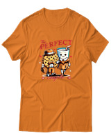 T-Shirt Αντρικό - The Perfect Couple - Color Thumbnail Πορτοκαλί