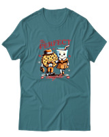 T-Shirt Αντρικό - The Perfect Couple - Color Thumbnail Μπλε Πράσινο