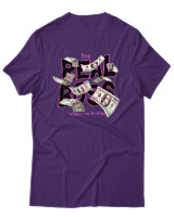 T-Shirt Αντρικό - The Real Boss - Color Thumbnail Σκούρο Μωβ