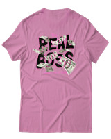 T-Shirt  Γυναικείο - The Real Boss - Color Thumbnail Ροζ