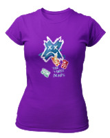 T-Shirt Στενή Γραμμή Γυναικείο - The Three Bears - Color Thumbnail Σκούρο Μωβ