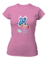 T-Shirt Στενή Γραμμή Γυναικείο - The Three Bears - Color Thumbnail Ροζ