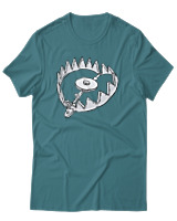 T-Shirt Αντρικό - The Trap - Color Thumbnail Μπλε Πράσινο