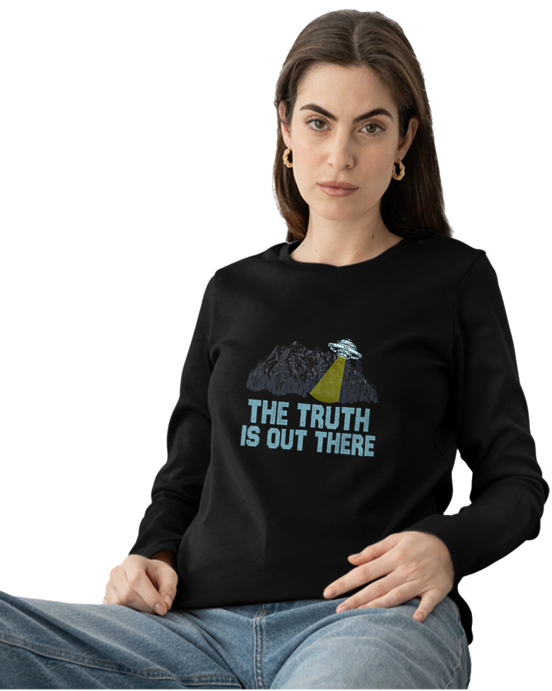 Μακρυμάνικο Μακό Γυναικείο - The Truth Is Out There - Image 1