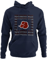 Φούτερ με κουκούλα - The Uchiha Clan - Color Thumbnail Navy Blue