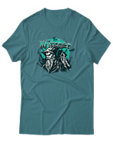 T-Shirt Αντρικό - The Witcher - Color Thumbnail Μπλε Πράσινο