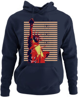 Φούτερ με κουκούλα - The World Around You - Color Thumbnail Navy Blue