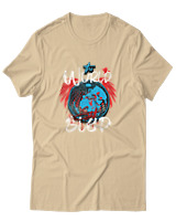 T-Shirt Αντρικό - The World Bled - Color Thumbnail Μπεζ