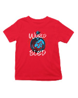 T-Shirt  Παιδικό - The World Bled - Color Thumbnail Κόκκινο