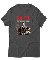 T-Shirt Αντρικό - The World Is Yours - Color Thumbnail Ανθρακί