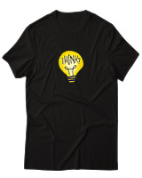 T-Shirt Αντρικό - Think - Color Thumbnail Μαύρο