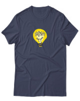 T-Shirt Αντρικό - Think - Color Thumbnail Μπλε Γκρι