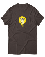 T-Shirt Αντρικό - Think - Color Thumbnail Καφέ