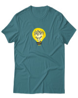 T-Shirt Αντρικό - Think - Color Thumbnail Μπλε Πράσινο