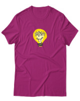 T-Shirt Αντρικό - Think - Color Thumbnail Φουξια