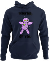 Φούτερ με κουκούλα - Thinking Of You - Color Thumbnail Navy Blue
