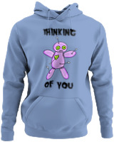 Φούτερ με κουκούλα - Thinking Of You - Color Thumbnail Blue Carolina