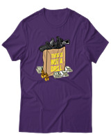 T-Shirt Αντρικό - This Is Not A Drill - Color Thumbnail Σκούρο Μωβ