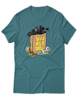 T-Shirt Αντρικό - This Is Not A Drill - Color Thumbnail Μπλε Πράσινο