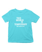 T-Shirt  Παιδικό - This World Is Temporary - Color Thumbnail Οινοπνευματί