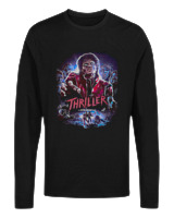 Μακρυμάνικο Μακό Αντρικό - Thriller - Color Thumbnail Μαύρο