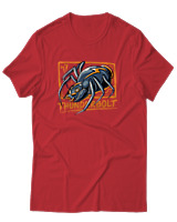T-Shirt Αντρικό - Thunderbolt - Color Thumbnail Κόκκινο
