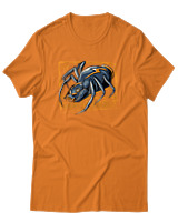 T-Shirt Αντρικό - Thunderbolt - Color Thumbnail Πορτοκαλί