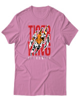 T-Shirt Αντρικό - Tiger KIng - Color Thumbnail Ροζ