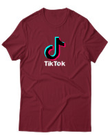 T-Shirt Αντρικό - Tik Tok - Color Thumbnail Σκούρο Κόκκινο