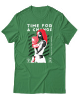 T-Shirt Αντρικό - Time For A Change - Color Thumbnail Πράσινο