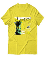T-Shirt Αντρικό - Time Is Money - Color Thumbnail Κίτρινο